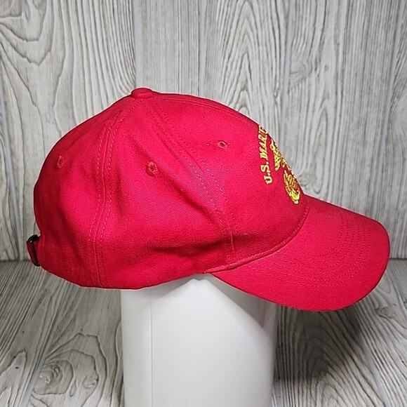 Rothco U.S. Marine Corps Adjustable Red Hat - Picture 2 of 6